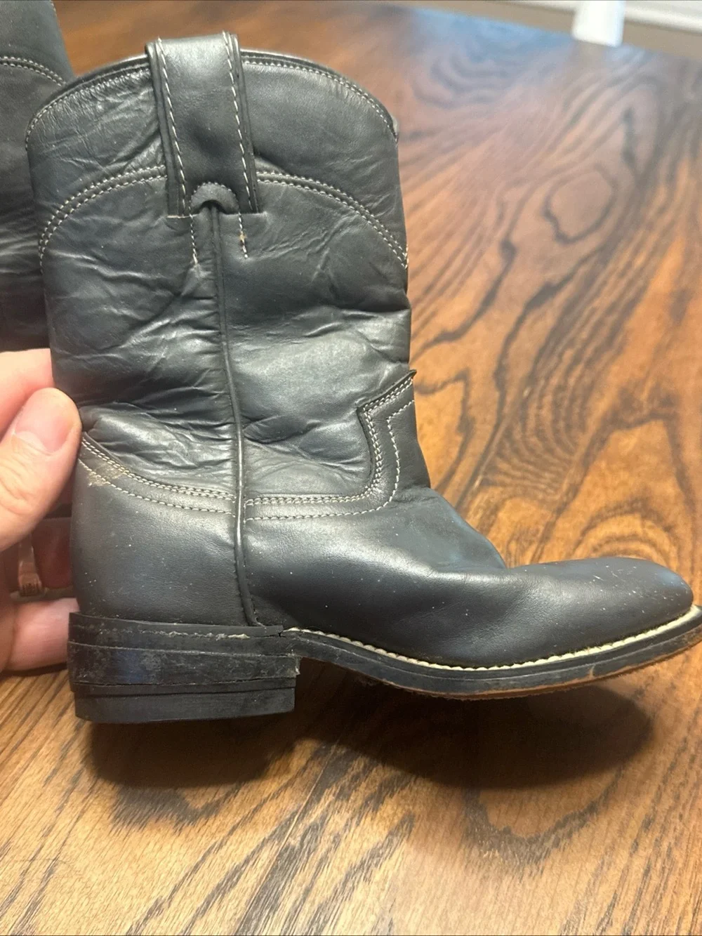 Toddler Cowboy Boots Justin 8.5 Grey